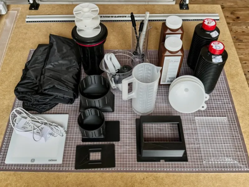 Tradera Set för framkallning och DSLR-scanning av film^ Fotoframkallning & Mörkrum