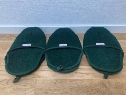 Tradera Shufflers Floor Polishing Green Slippers - 3 Pairs Included - Made in England^ Övrigt Hem & Hushåll