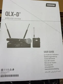 Tradera Shure QLXD-D Wireless System med SM58 Handhållen Mikrofon> Studio & Scenutrustning