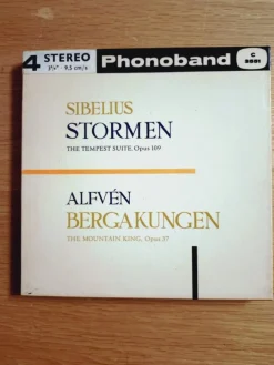 Tradera Sibelius: Stormen - Alfvén: Bergakungen (Phonoband C 3551)^ Rullband