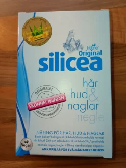 Tradera Silicea hår hud naglar original 60 (58) kapslar kosttillskott^ Hälsoprodukter