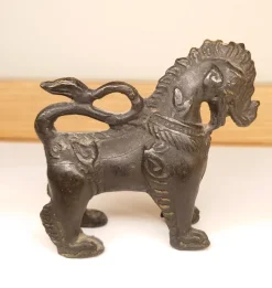 Tradera Singha lejon/hund, Siam, Thailand, Khmer, 1800 tal> Orientalisk Konst & Porslin