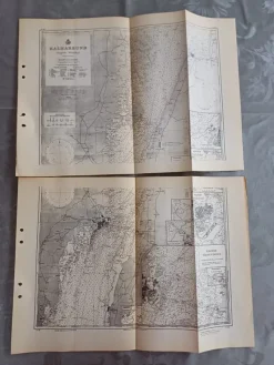 Tradera Sjökort/ sjökortsminiatyr Kalmarsund Borgholm Mörbylånga 256> Grafik, Kartor & Tryck