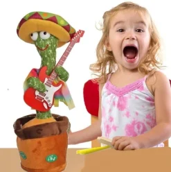 Tradera Sjungande kaktus med LED-lyse> Robotleksaker & Robotdjur