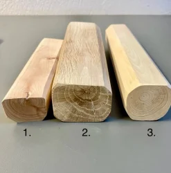 Tradera Skaftämne för knivslöjd - Äpple, Ek, Lind^ Hobbymaterial