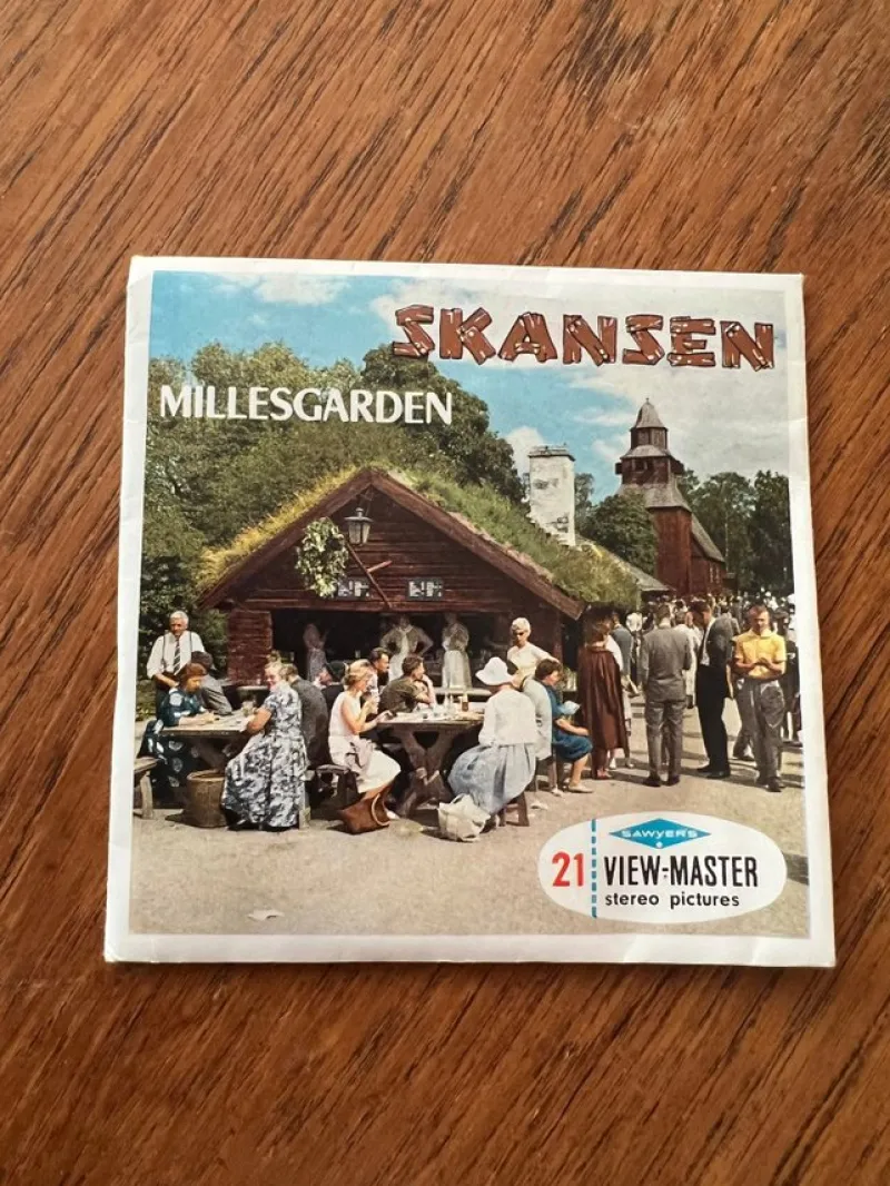 Tradera Skansen, View-Master stereobilder^ Miniatyroptica