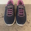 Tradera Skechers Go Walk Sneakers, Blå med Lila Detaljer> Barnskor & Babyskor