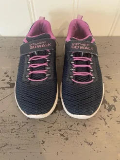 Tradera Skechers Go Walk Sneakers, Blå med Lila Detaljer> Barnskor & Babyskor