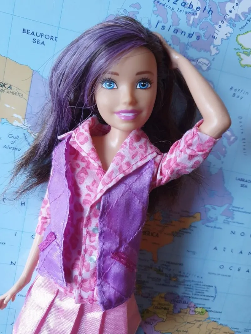 Tradera Skipper docka med leopardmönstrat set^ Dockor