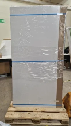 Tradera SKJUTDÖRR PEA930 2040X930MM VIT INKL. SKENA> Byggmaterial