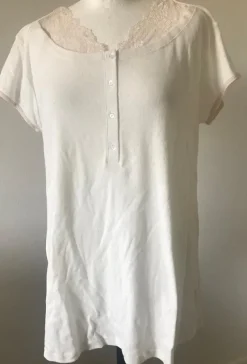 Tradera Skön snygg gräddvit mamma tunika storlek L från Prenatal Futuremom, ny^ Mammakläder