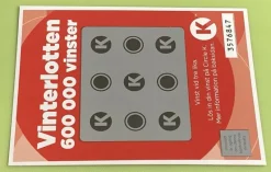 Tradera Lotter & Lottsedlar<Skraplott - Vinter-lotten från Circle K - Ifrån 2021 - O-skrapad - Samlarobjekt