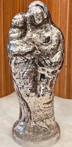 Tradera Skulptur ~Madonna & Jesus~ skulptur fattigmanssilver Sekelskifte> Ikoner & Religiösa Föremål