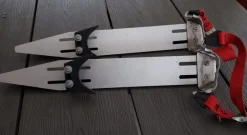 Tradera Långfärdsskridskor<Skyllermarks långfärdsskridskor, skena mot is 37 cm