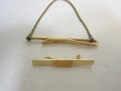 Tradera Slipsnålar<Slipsnålar i metall guldfärgade