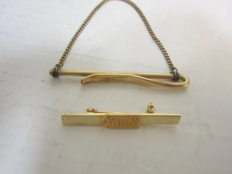 Tradera Slipsnålar<Slipsnålar i metall guldfärgade