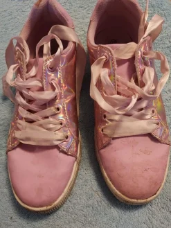 Tradera Damskor<sneakers ROSA GLITTRIGA stl.38 !