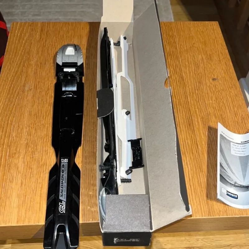 Tradera Längdåkning<SNS Pilot nya bindningar Salomon