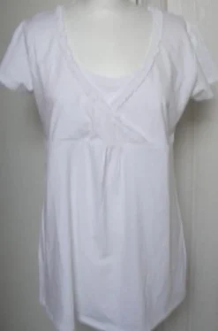 Tradera Snygg vit mamma tunika storlek L från Prenatal Futuremom Ny^ Mammakläder