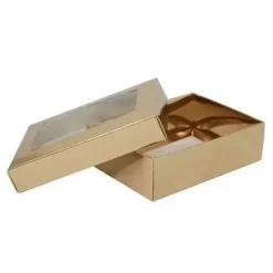 Tradera Sober guldask med lock (bröllop etc) 25 st^ Bröllopsdukning & Dekorationer