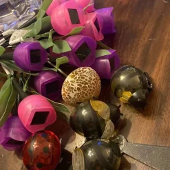 Tradera Trädgårdsdekorationer<Solcellsblommor, solcellsbi och solcellsnyckelpiga