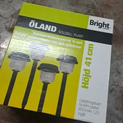 Tradera Trädgårdsdekorationer<Solcellslampor