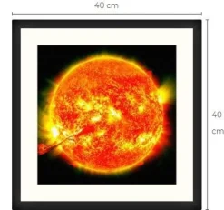 Tradera Solen rymd konsttavla Limited Edition 1 av 10 gjorda^ Fotokonst