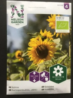 Tradera Övrigt Till Trädgård<Solros - Nelson Garden Organic