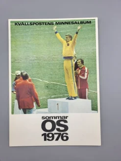 Tradera Olympia<Sommar OS 1976 Kvällspostens minnesalbum Häftad bok