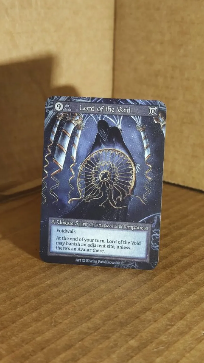 Tradera Spelkort<Sorcery: LORD OF THE VOID ALPHA UNIQUE