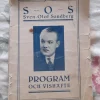 Tradera S-O-S Sven-Olof Sandberg Program och Vishäfte> Musik, Visor & Vistryck