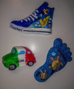 Tradera Magneter<Souvenirmagneter från Teneriffa och Rom