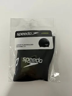 Tradera Simning<Speedo Junior Plain Moulded Silicone Cap Svart