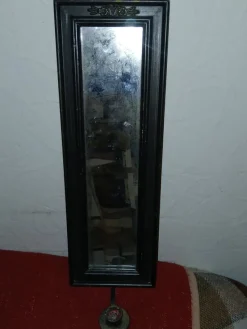 Tradera Spegel med ljushållare 45 cm> Antikviteter