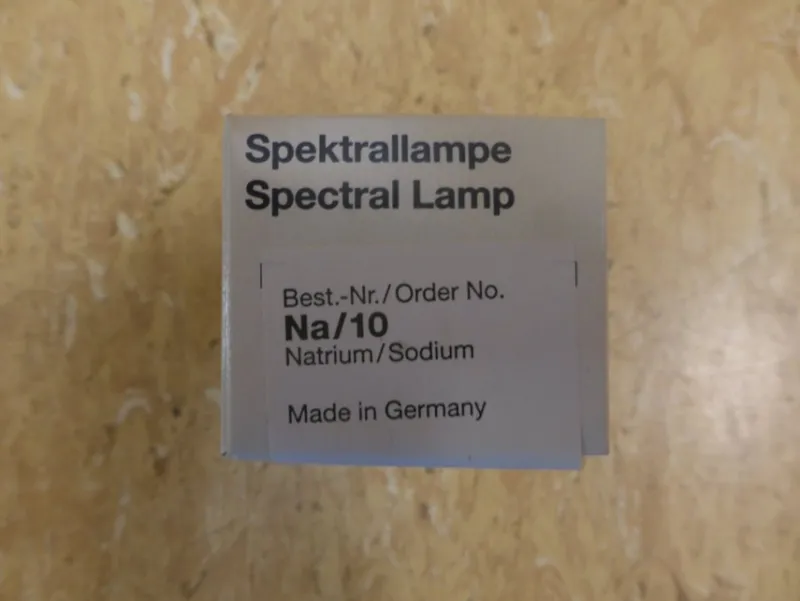 Tradera Spektrallampe Na/10 Natrium/Sodium NY^ Elektronikinstrument