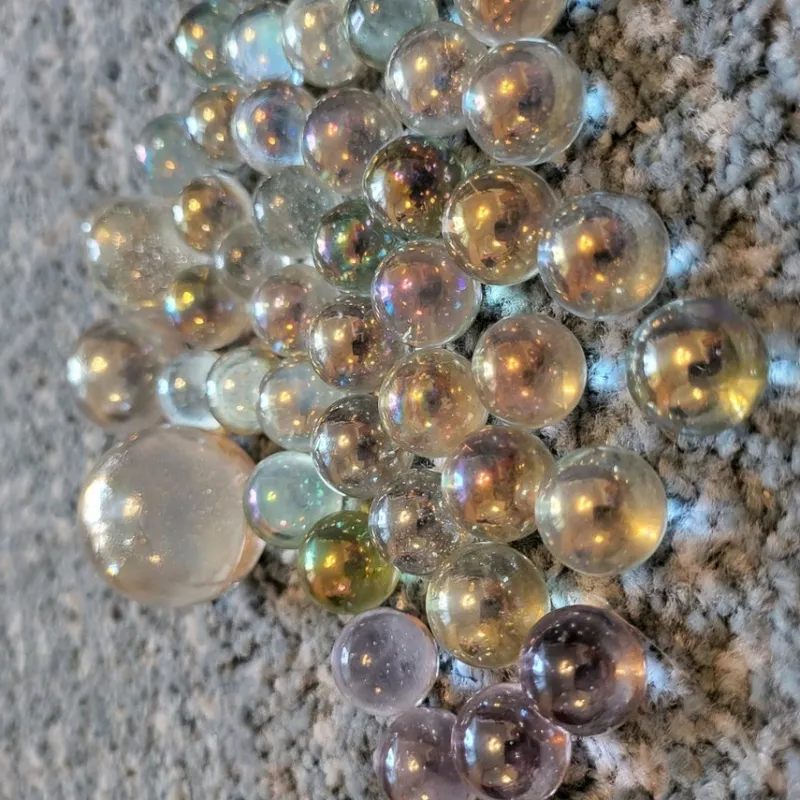 Tradera Spel glas kulor vita genomskinliga> Utomhusleksaker