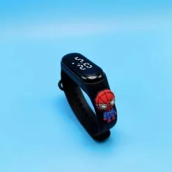 Tradera Spider Man Digital LED-Klocka för Barn(Ny skick )^ Barnklockor
