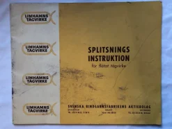 Tradera Splitsningsinstruktion för flätat tågvirke^ Båt- & Fartygsmemorabilia