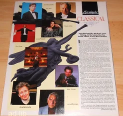 Tradera SPOTLIGHT ON CLASSICAL MUSIC, BILLBOARD 27-PAGE ADVERTISING SUPPLEMENT 1990> Drama, Dans, Film & Teater