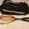Tradera Squash<Squash, två rack + en bag, märke: Unsquashable