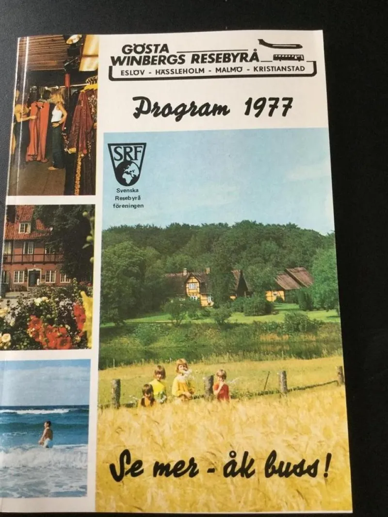 Tradera Priskuranter & Kataloger<SRF resekatalog 1977