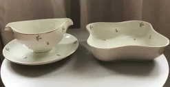 Tradera Såssnipa och skål, Royal Ivory Tjeckoslovakien> Keramik & Porslin, Utländskt