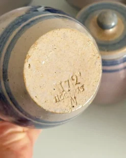 Tradera Sæt af Höganäs lågkrukker, 6 stk samlet, NB^ Inredning & Hushåll