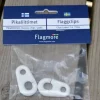 Tradera 2st Clips till Flagga / Flagglina, Stång (Flagmore) Ny^ Flaggor