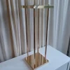 Tradera 4st 80cm gyllene metall bröllop blomsterställ, elegant design, hög kvalitet^ Bröllopsdukning & Dekorationer