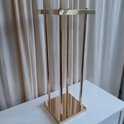 Tradera 4st 80cm gyllene metall bröllop blomsterställ, elegant design, hög kvalitet^ Bröllopsdukning & Dekorationer