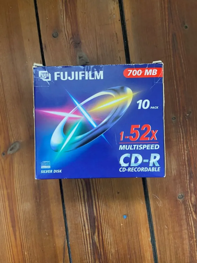 Tradera 9st Fujifilm CD-R 700MB 1-52x Multispeed> Extern Lagring