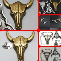 Tradera 1st Kohudstygspänne för Läderväska Dekorativa tillbehör Nytt^ Hantverk