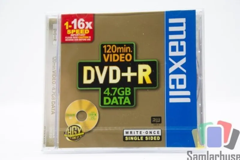 Tradera 1st Maxell DVD +R -1-16x 4,7GB CD - CD-Skiva - Skiva - DVD+R> Extern Lagring