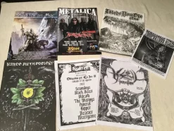 Tradera 7st metaltidningar / zines death black doom thrash heavy speed memorabilia^ Musiktidningar & Litteratur